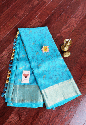 Kanjeevaram Silk - Powder Blue