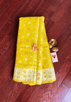 Katan Silk Banarasi - Henna Green