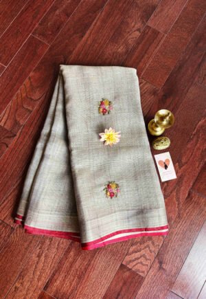 Silk Linen - Beige Grey