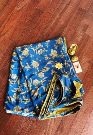 Crepe Silk - Peacock Blue