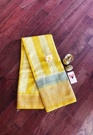 Tussar Silk - Mustard